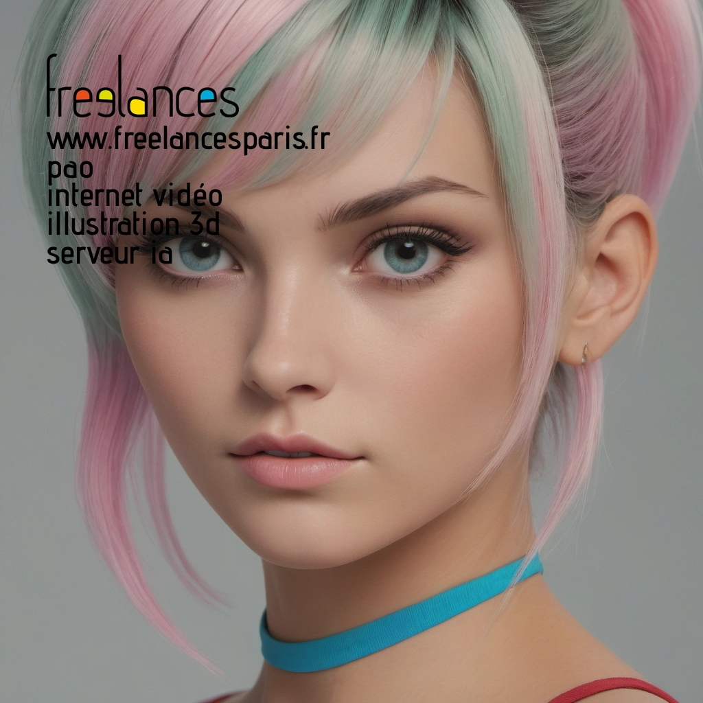 Pao mise en page internet vidéo illustration 3d serveur IA générative AI freelance paris studio de création magazines 8l6ctav0